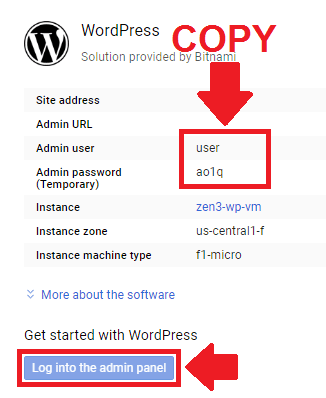 setup and install wordpress on google cloud platform bitnami