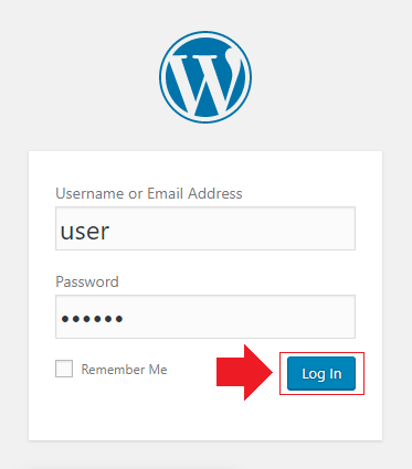 login to wordpress from dashboard