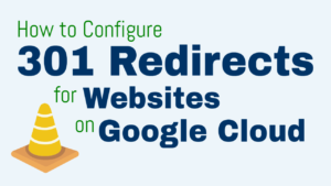 301 redirect google cloud platform