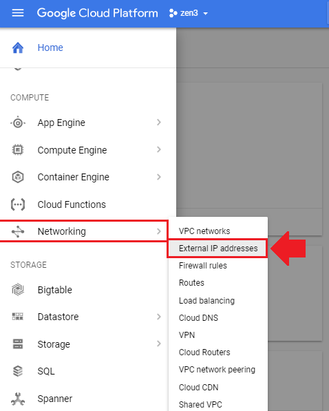 reserve static ip address wordpress on google cloud