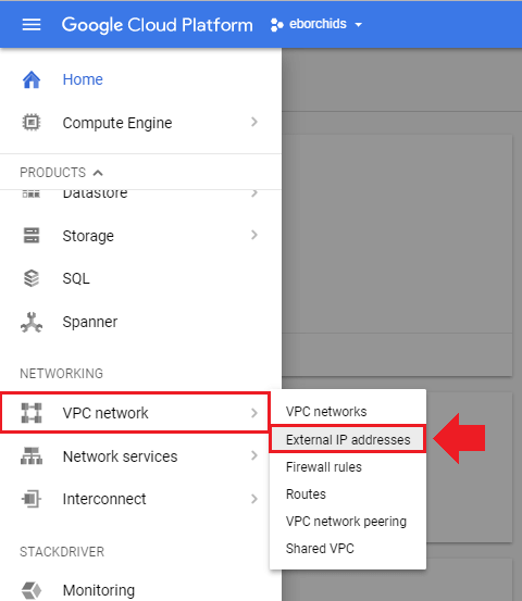 reserve static ip address google cloud