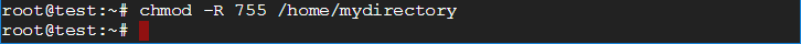 linux commands with examples change directory permissions