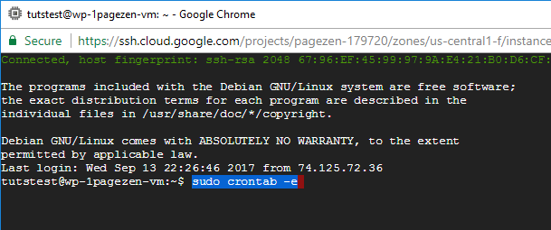ssl certificate setup wordpress google cloud click to deploy