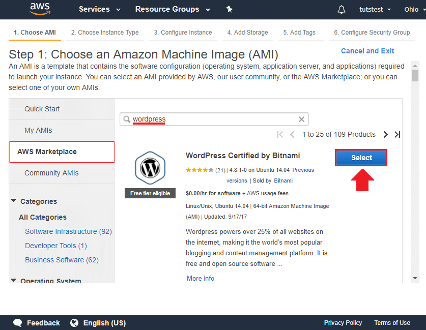 migrate wordpress to aws