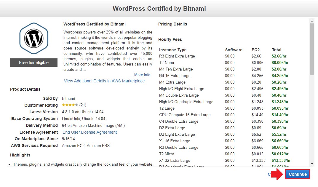 migrate wordpress to aws