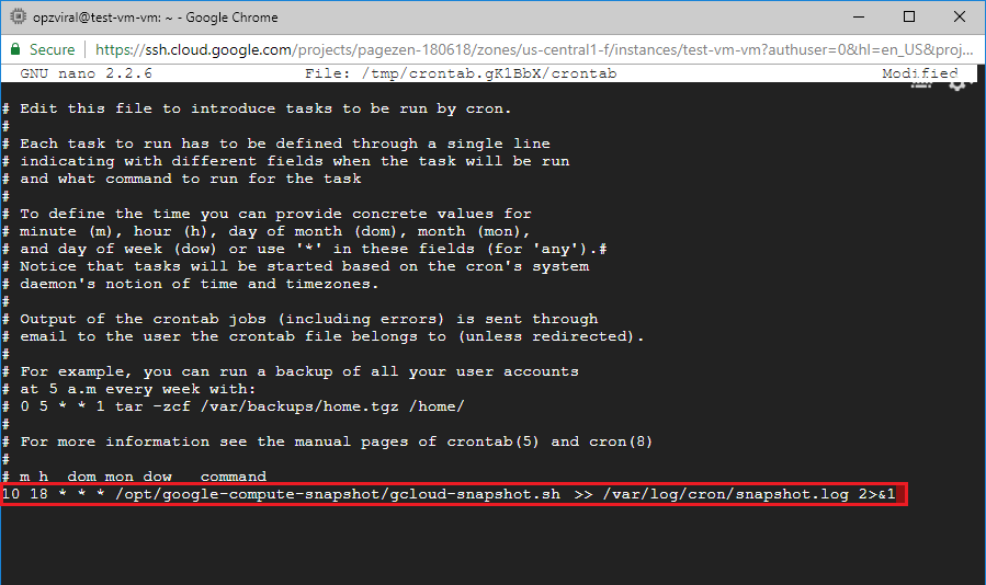 automatic backups google cloud compute engine