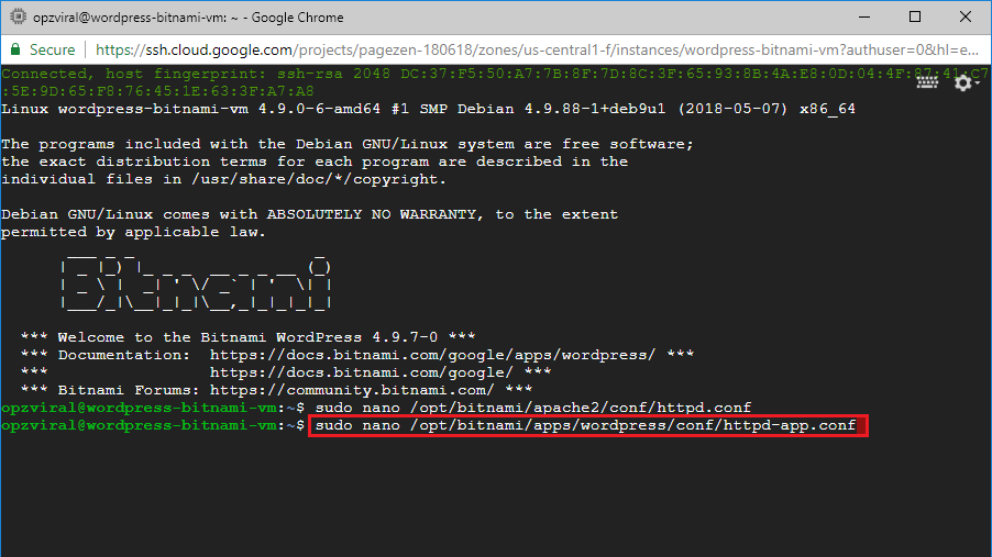 add expires headers for wordpress on google cloud bitnami